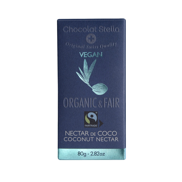 Chocolat Stella Organic Dark Chocolate with Coconut Nectar 80g